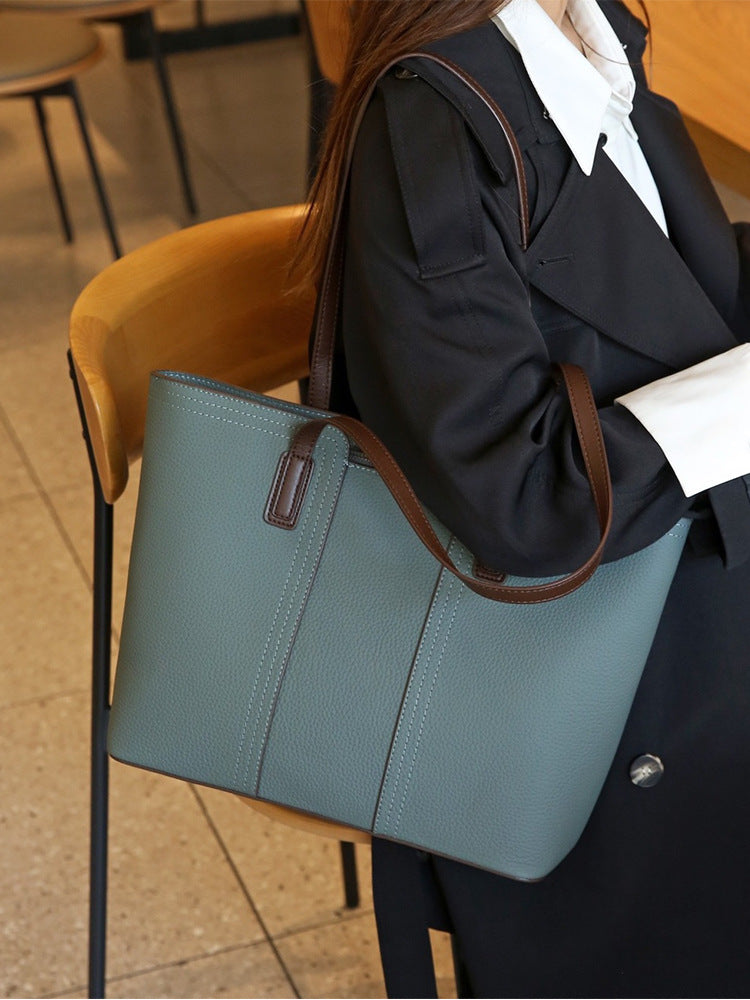 Bolso grande de piel urbano, fotografía adicional 3