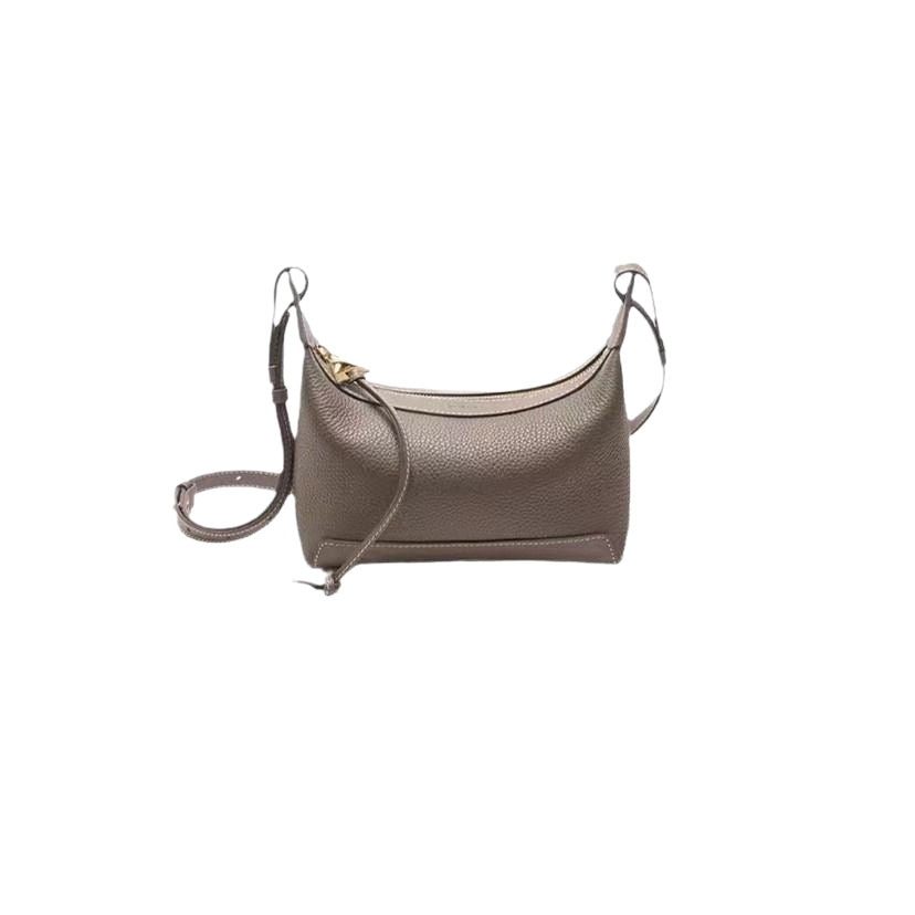 Bolso bandolera de piel curvo, fotografía adicional 5