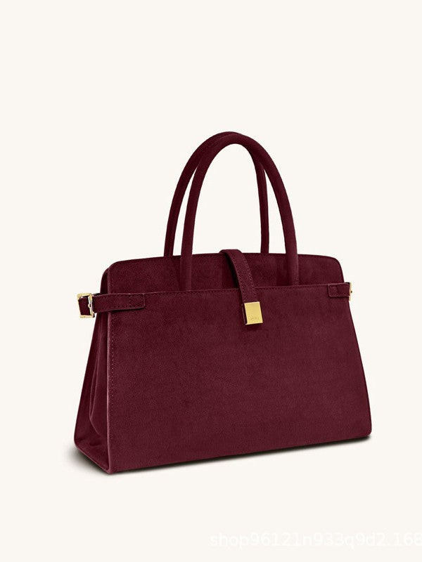 Bolso bandolera de piel estilo maletín retro, fotografía adicional 3