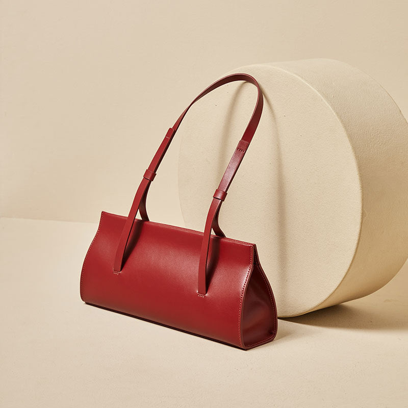 Bolso de hombro de piel de estilo francés, fotografía adicional 3