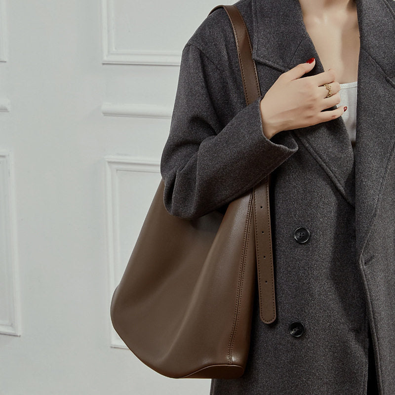 Bolso grande de piel de 39 cm, fotografía adicional 2