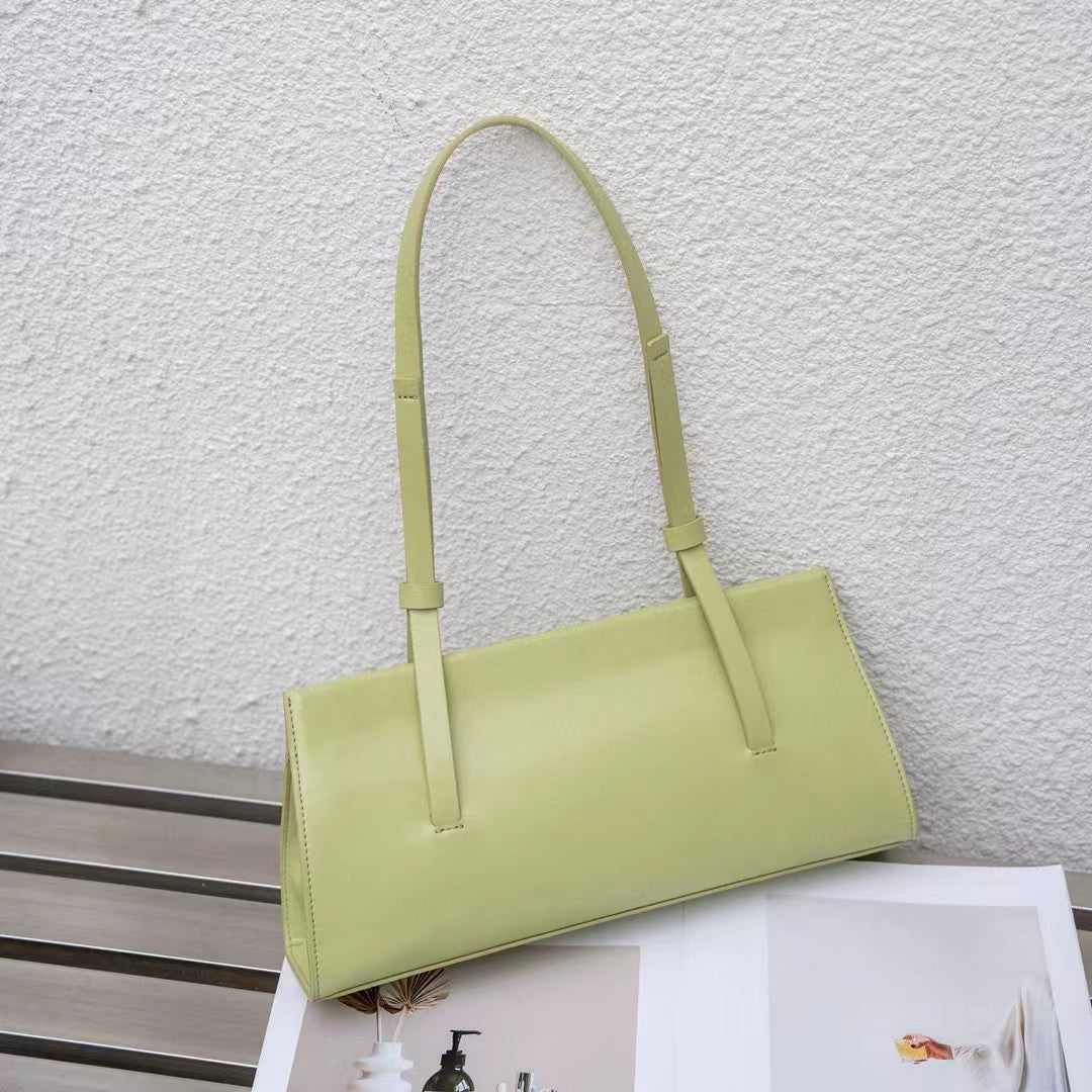 Bolso de hombro de piel · Estilo francés