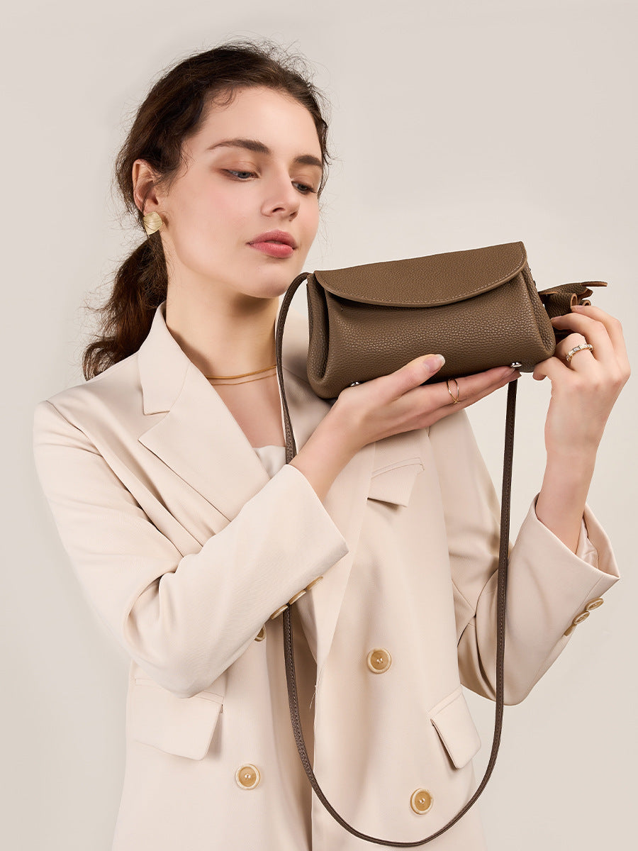 Bolso bandolera de piel trenzado, fotografía adicional 2