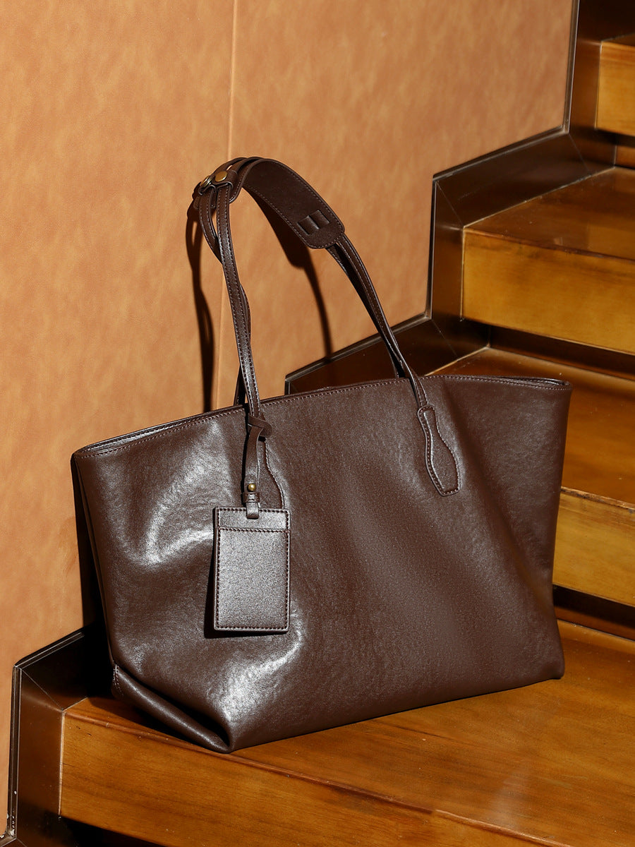Bolso grande de piel de 50 cm, fotografía adicional 5