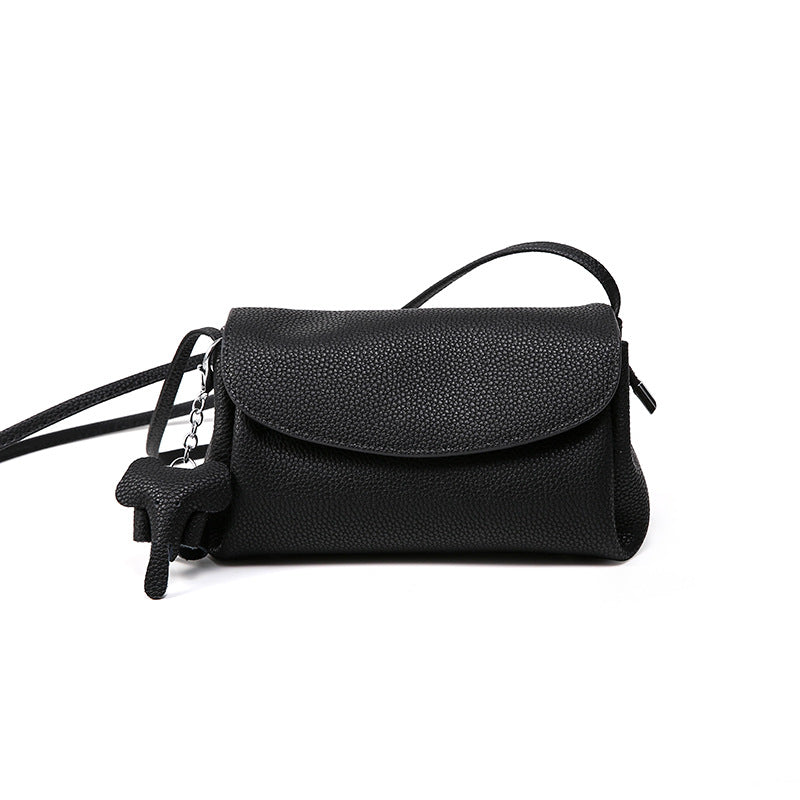 Bolso bandolera de piel · Trenzado
