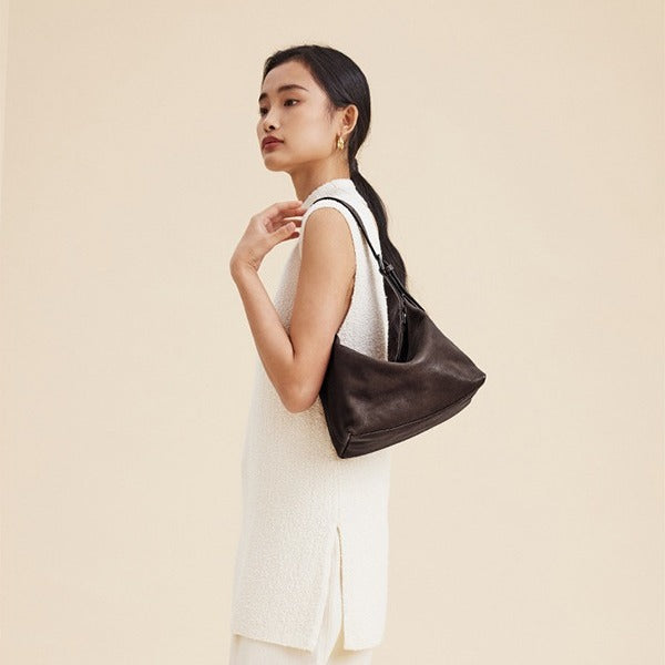 Bolso de hombro de piel hobo, fotografía adicional 4