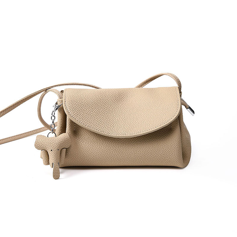 Bolso bandolera de piel · Trenzado