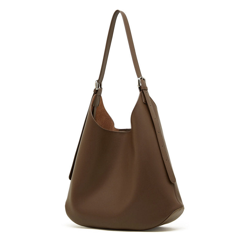 Bolso grande de piel · 39 cm
