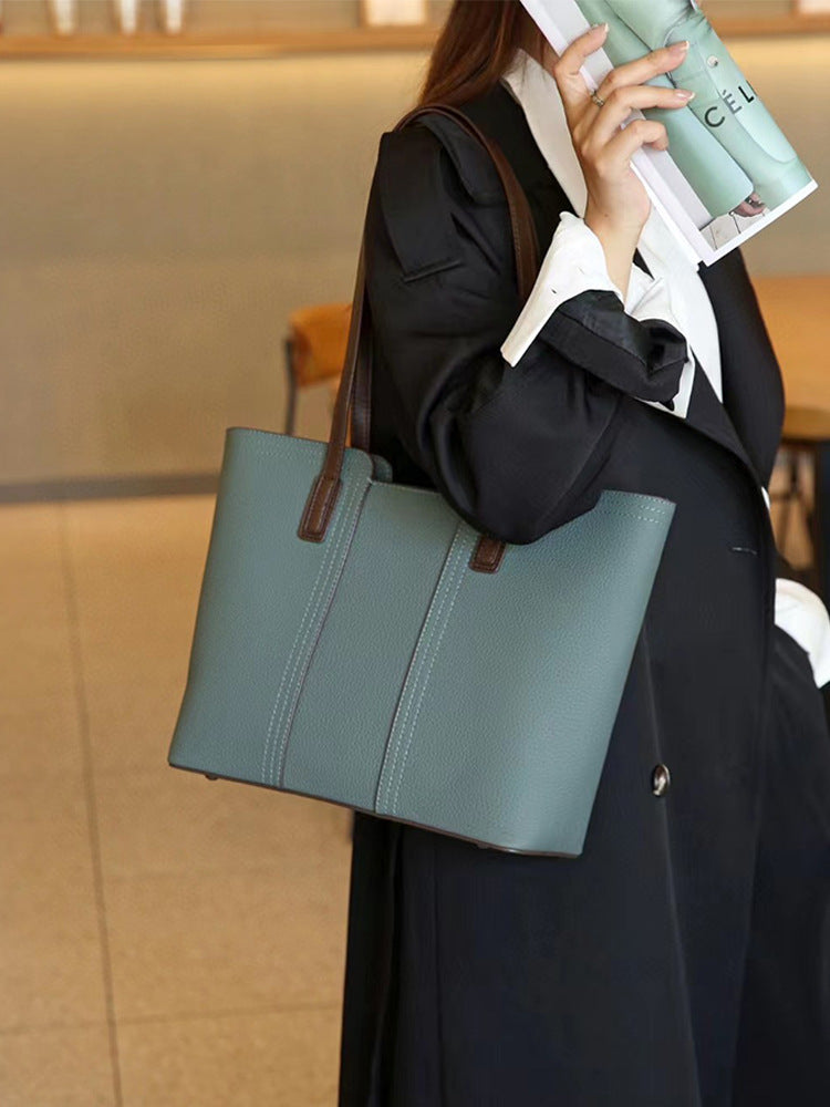 Bolso grande de piel urbano, fotografía adicional 2
