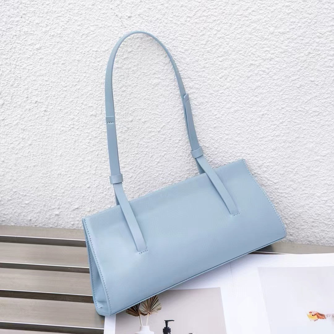 Bolso de hombro de piel · Estilo francés