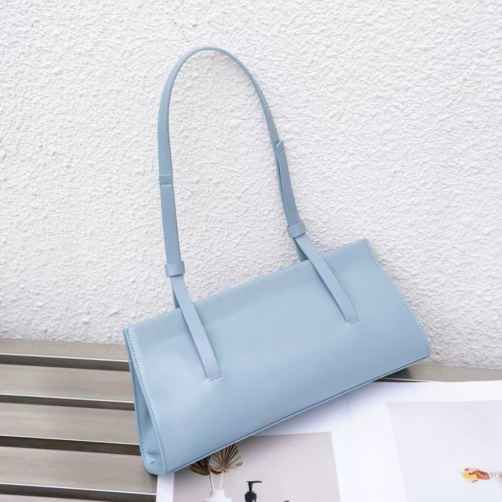 Bolso de hombro de piel · Estilo francés