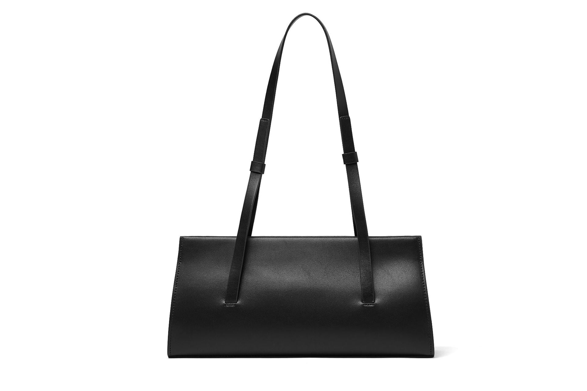 Bolso de hombro de piel · Estilo francés