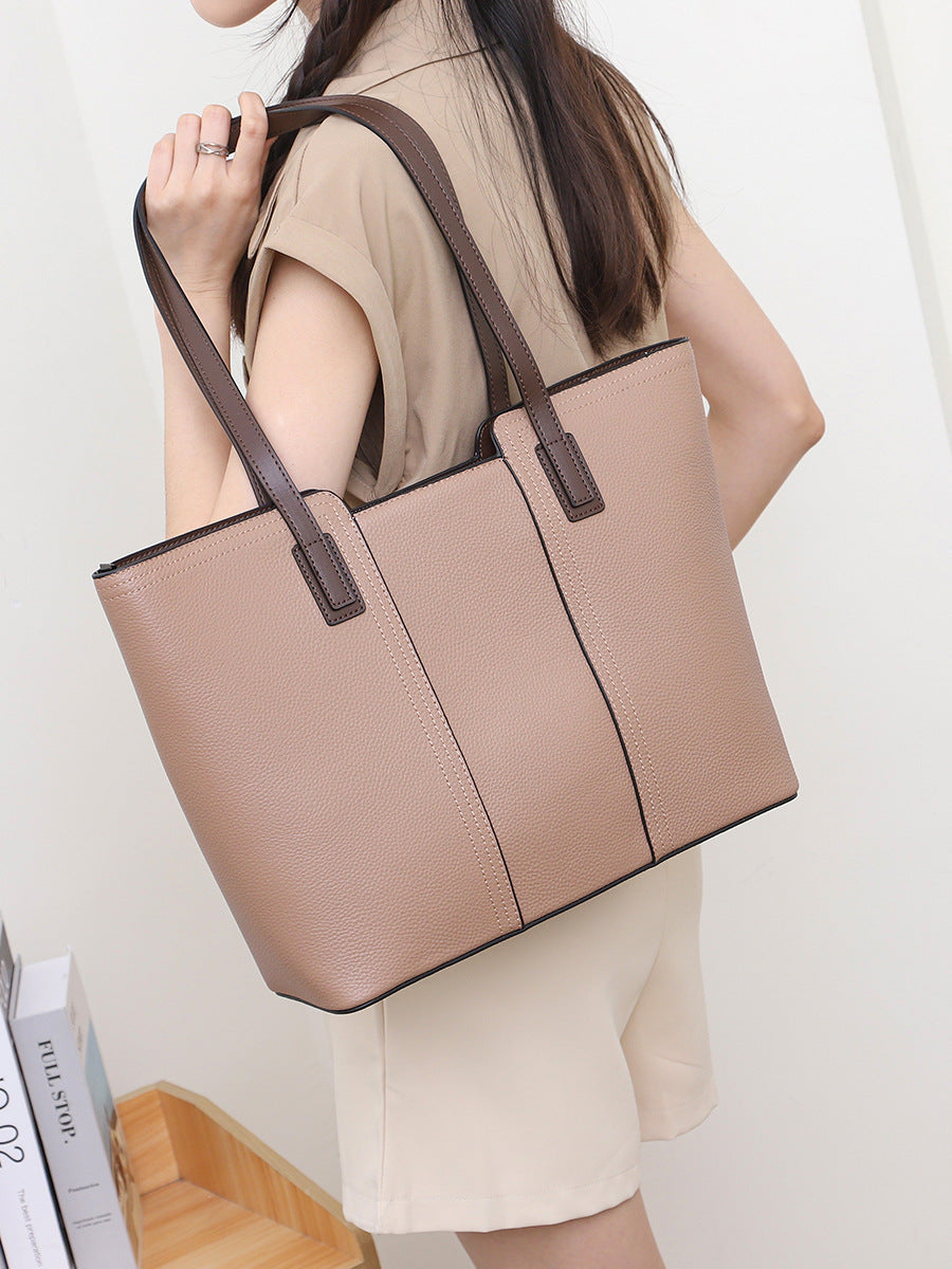 Bolso grande de piel urbano, fotografía adicional 4