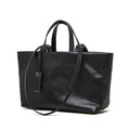 Bolso de hombro de piel · 32 cm